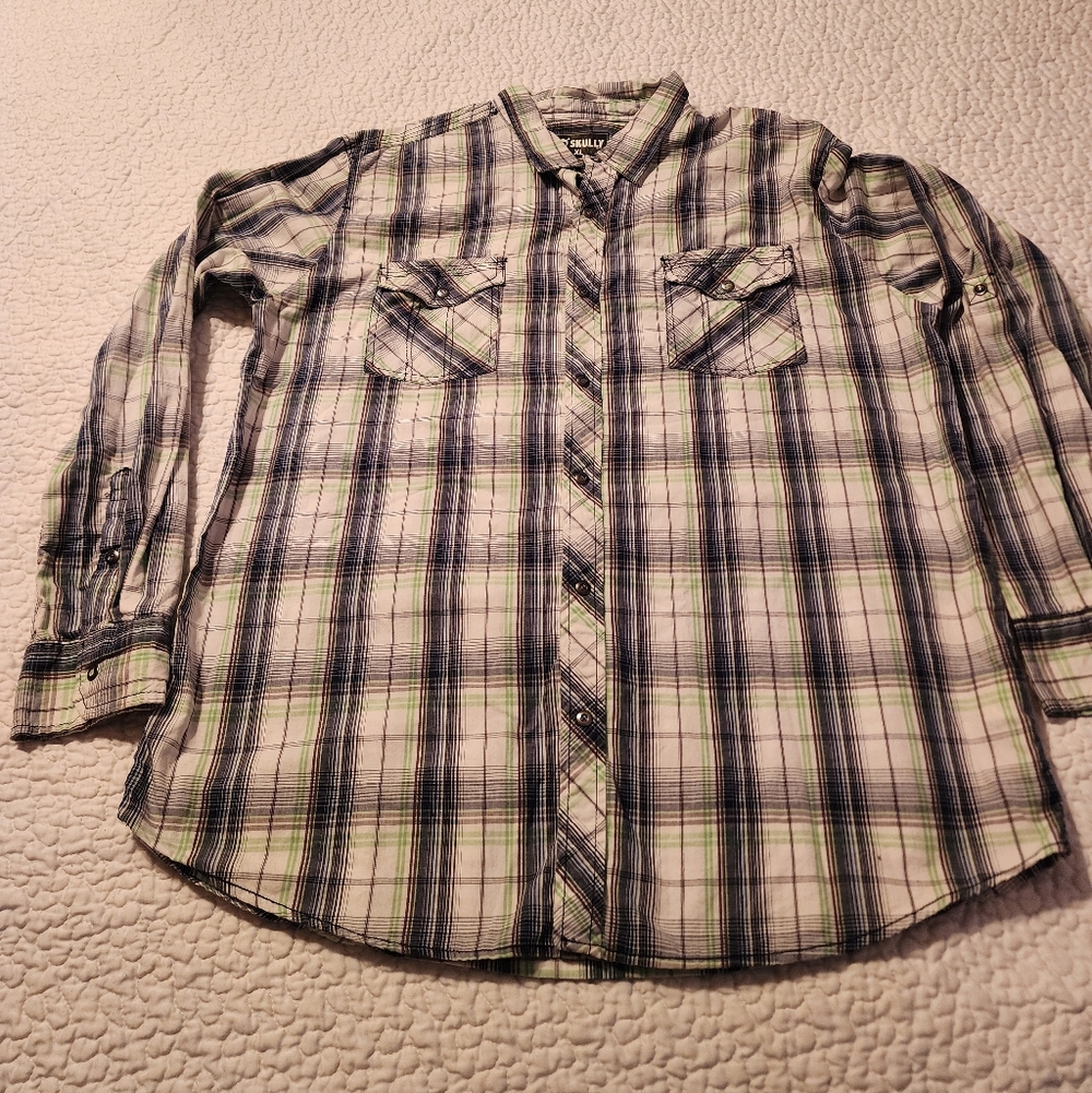 Skully Western Snap Shirt